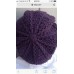 Hand made Wool blend Puple beret Chunky knit Hat  eb-63667189